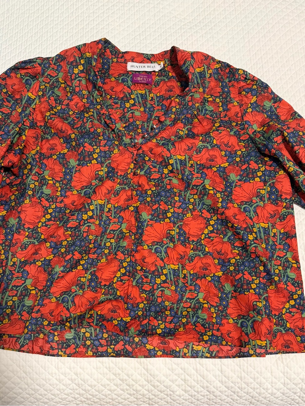 HUNTER BELL Rory Blouse Liberty Fabric - Picture 6 of 7